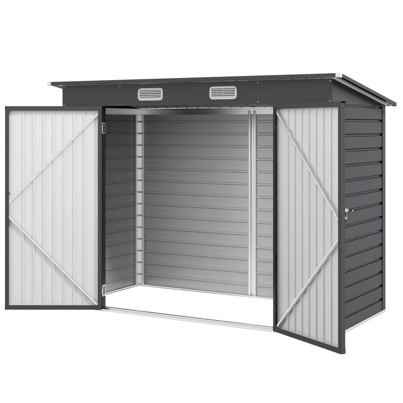 Outsunny 3.7 x 7.9ft Galvanised Steel Shed