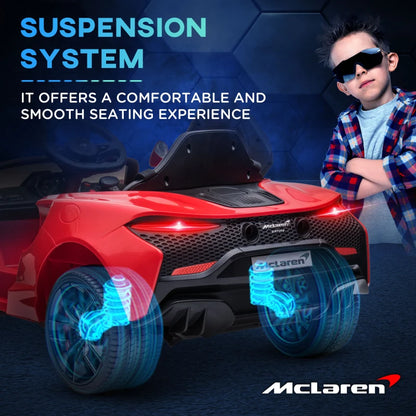 HOMCOM McLaren Licensed Kids Electric Ride-On Car