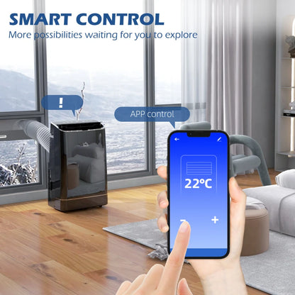 HOMCOM 14,000 BTU Mobile Air Conditioner, 35m², Smart Home WiFi