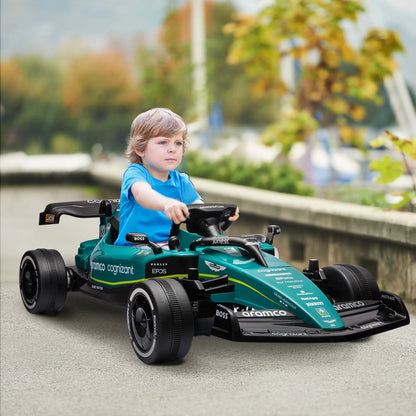 Play AIYAPLAY Aston Martin Licensed 12V Kids Ride on Racing Kart