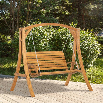 Outsunny 2 Seater Garden Swing Seat Swing Chair