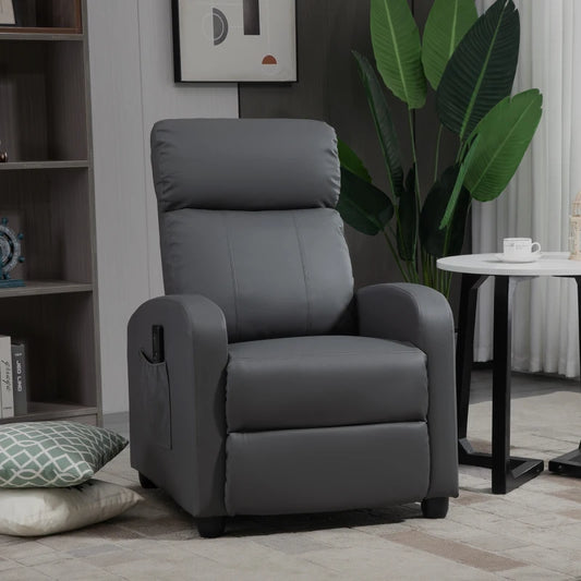 HOMCOM Recliner Armchair, Massage