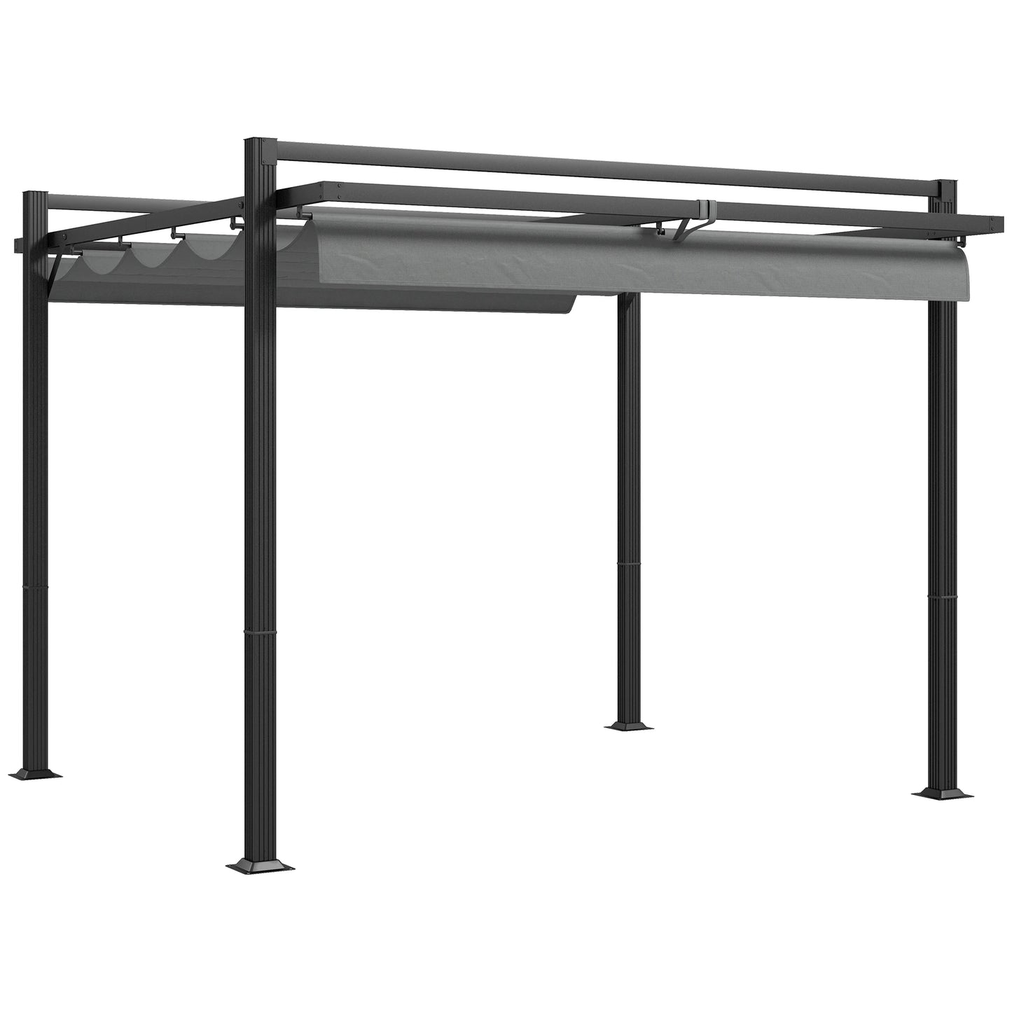 Outsunny 3 x 3(m) Retractable Pergola