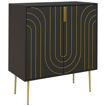 HOMCOM Art Deco Inspired Sideboard