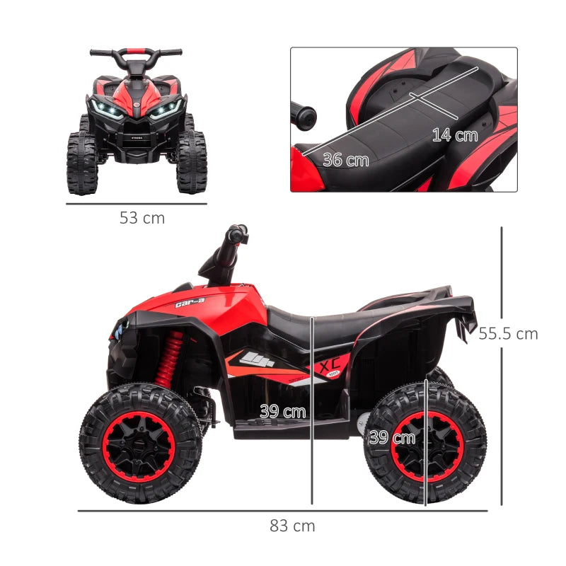 HOMCOM 12V Ride-On Quad Bike