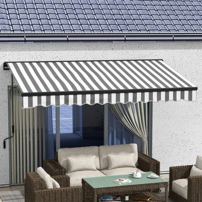 Outsunny 2.5 x 3.5m Aluminium Frame Electric Awning