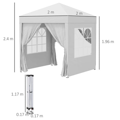 Outsunny Pop Up Gazebo Canopy