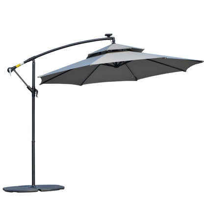 Outsunny 3(m) Cantilever Banana Parasol