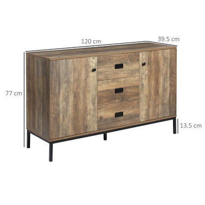 HOMCOM Industrial Sideboard