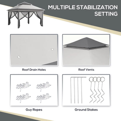 Outsunny 3 x 3(m) Pop Up Gazebo