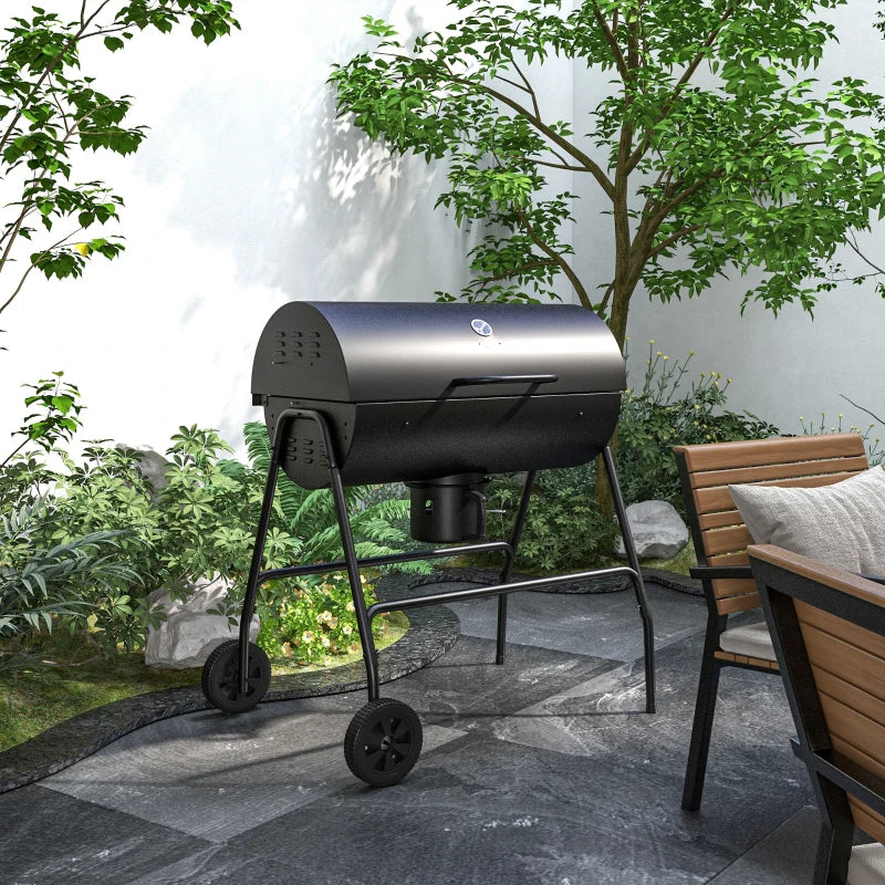 Outsunny Steel Charcoal BBQ