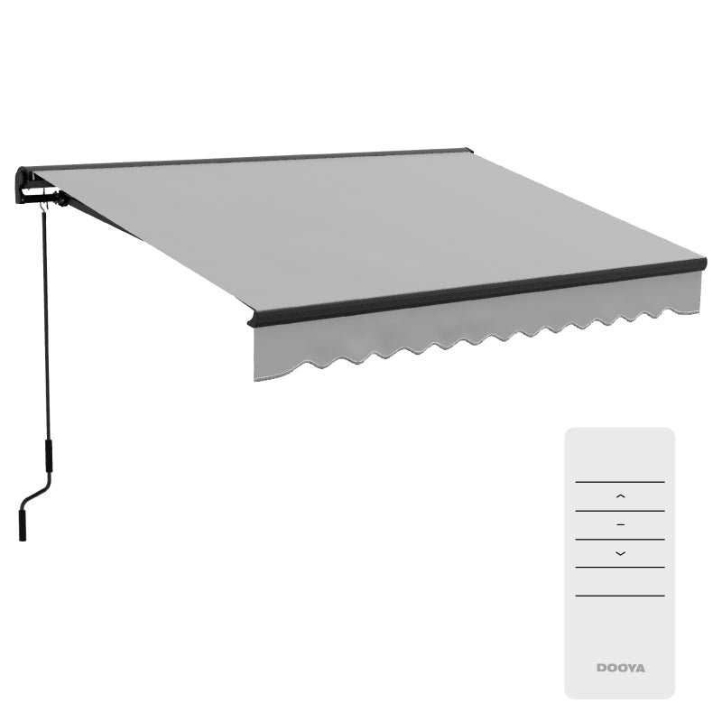 Outsunny 3 x 2m Aluminium Frame Electric Awning