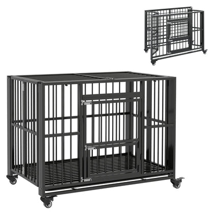 PawHut 43" Heavy Duty Dog Crate