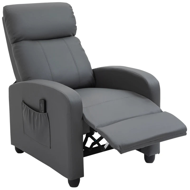 HOMCOM Recliner Armchair, Massage