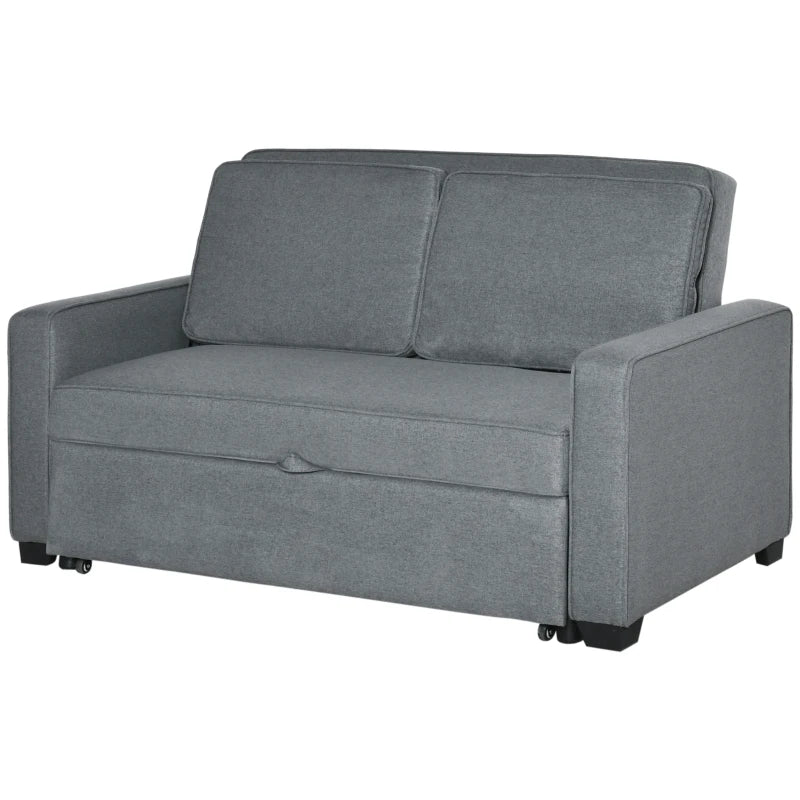 HOMCOM Double Sofa Bed Click Clack Sofa Bed