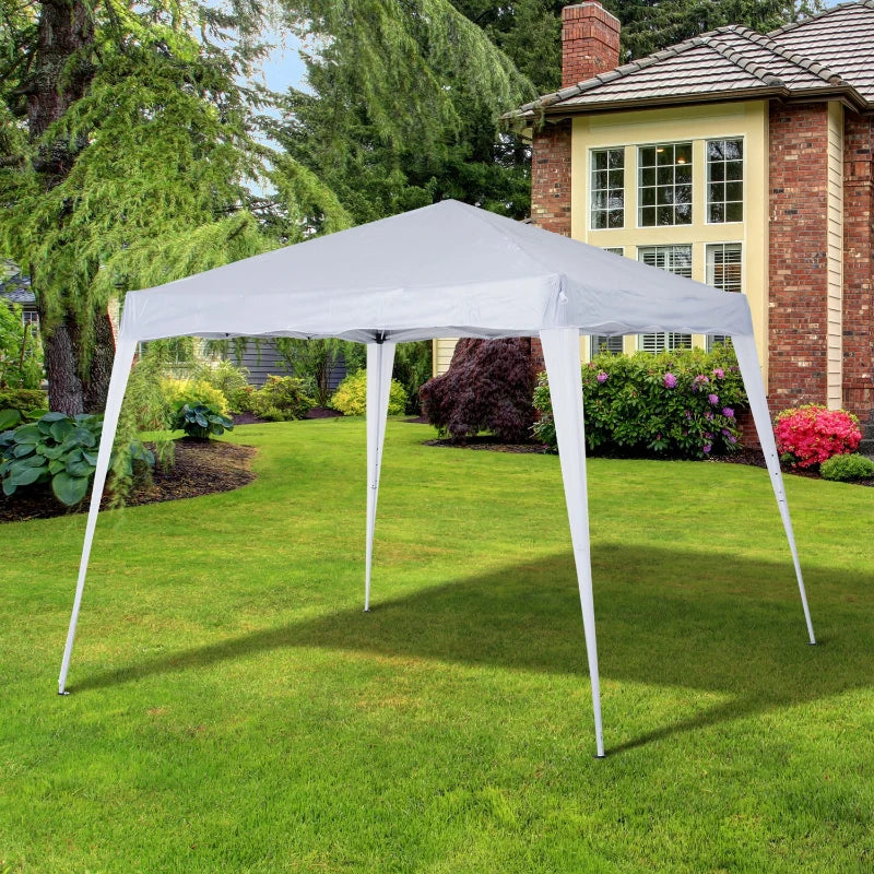 Outsunny 3 x 3 m Canopy Tent Slant Leg Pop Up Gazebo