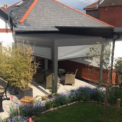 Suns Lifestyle Rota Louvered Pergola 3 X 3.6M - Matt Royal Grey