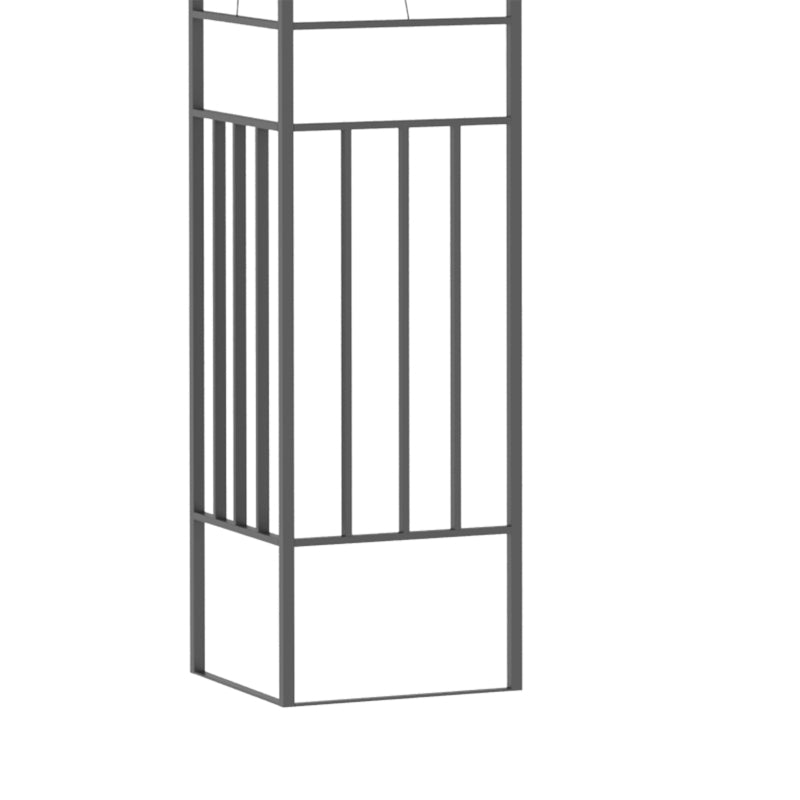 Outsunny 3 x 3m Outdoor Steel Gazebo with 2 Tier Roof