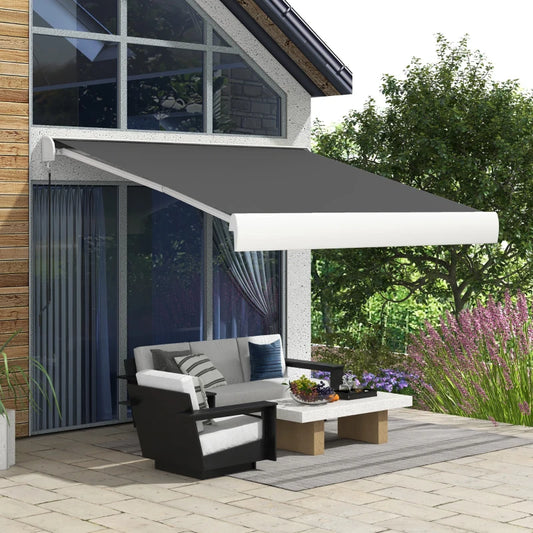 Outsunny 2.5 x 3m Electric Cassette Awning