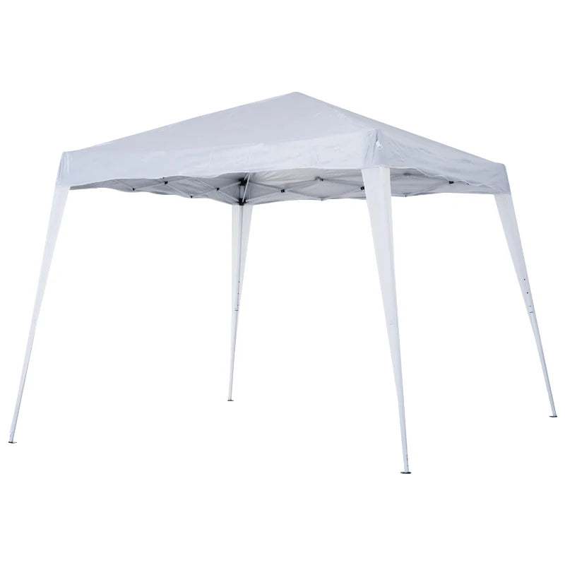 Outsunny 3 x 3 m Canopy Tent Slant Leg Pop Up Gazebo