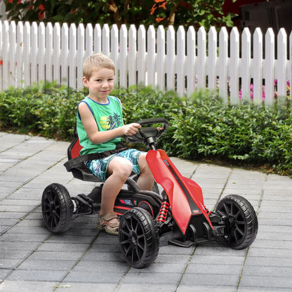 HOMCOM 12V Electric Go Kart for Kids