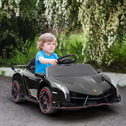 HOMCOM Lamborghini Veneno Licensed Electric Ride-On Car