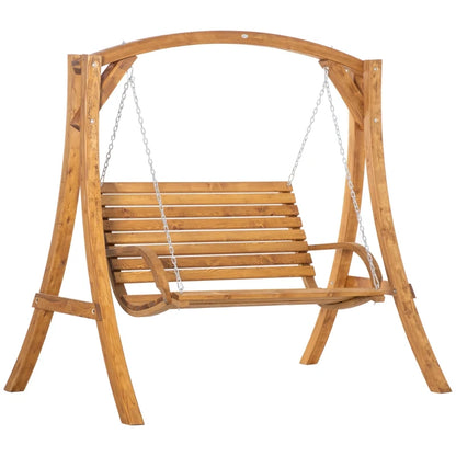 Outsunny 2 Seater Garden Swing Seat Swing Chair