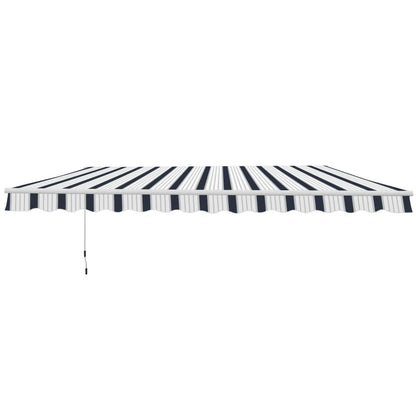 Outsunny Manual Retractable Awning 4x3m