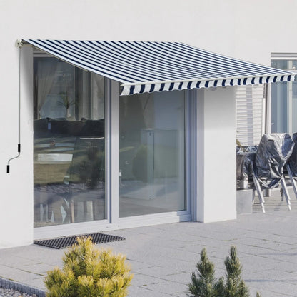 Outsunny Manual Retractable Awning 3.5 x 2.5m