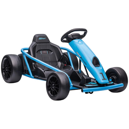 HOMCOM 24V Drift Kart, Electric Ride-On Racing Go Kart