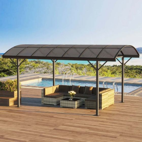 Outsunny Hardtop Aluminium Shelter 5 x 3(m)