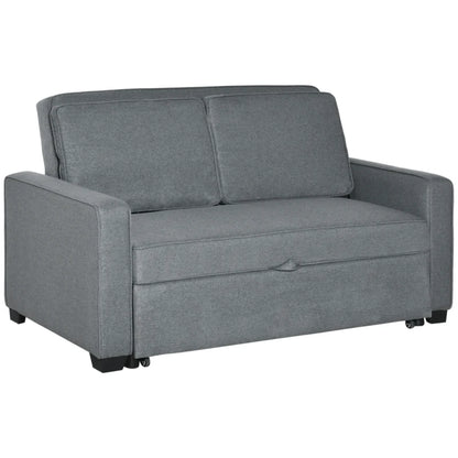 HOMCOM Double Sofa Bed Click Clack Sofa Bed