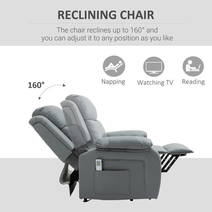 HOMCOM Electric Power Lift Recliner Chair Vibration Massage