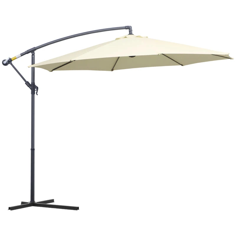 Outsunny 3 m Parasol Garden Sun Umbrella