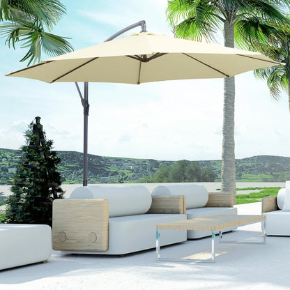 Outsunny 3 m Parasol Garden Sun Umbrella