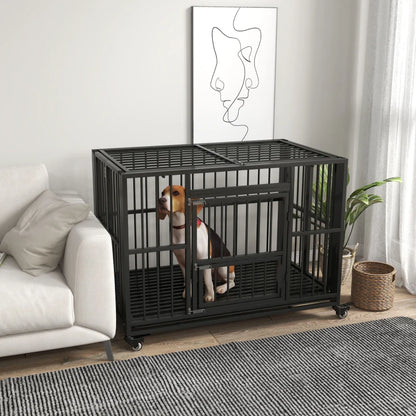 PawHut 43" Heavy Duty Dog Crate