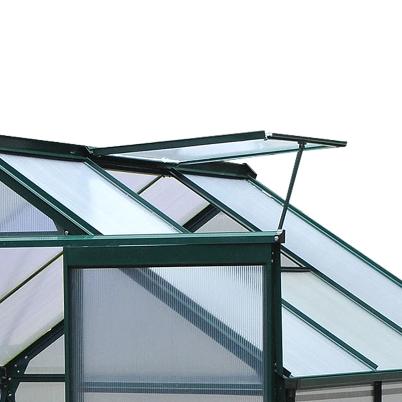 Outsunny 6 x 6ft Polycarbonate Greenhouse