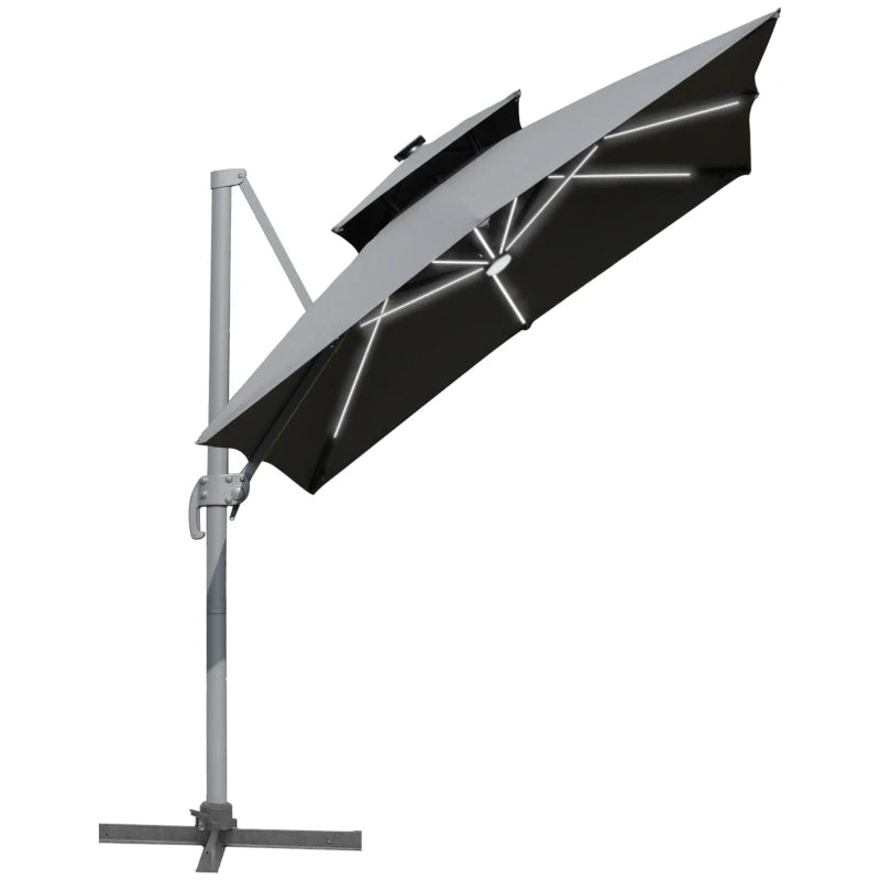 Outsunny 3m Cantilever Parasol