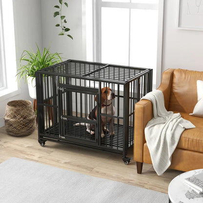 PawHut 43" Heavy Duty Dog Crate