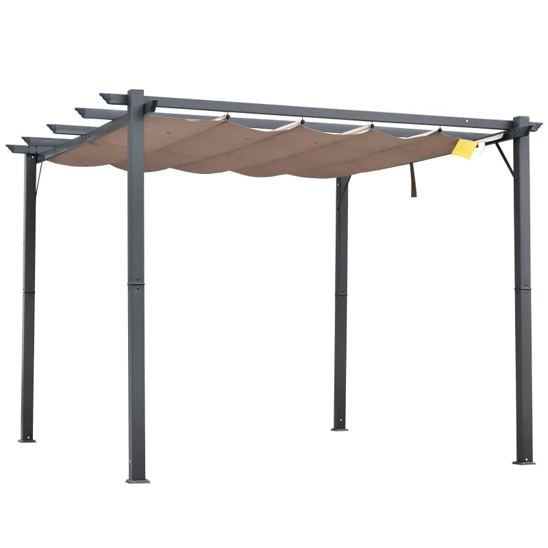 Outsunny 3 x 3(m) Aluminium Pergola Canopy