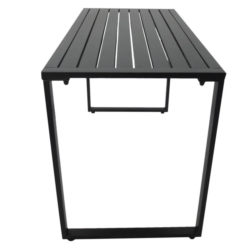 Outsunny Outdoor 3 PCs Metal Picnic Table