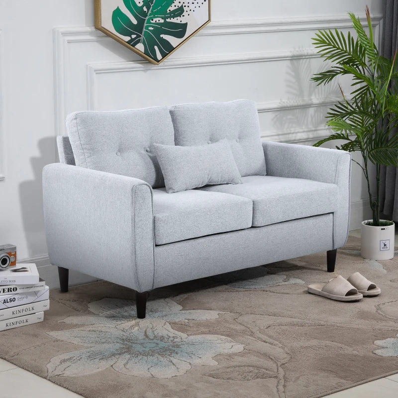 HOMCOM 2 Seat Sofa Double Sofa Loveseat