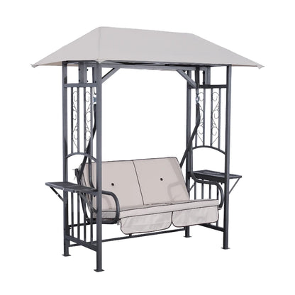 Outsunny Outdoor Garden 2 Seater Canopy Swing Chair Seat