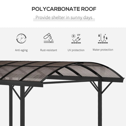 Outsunny Hardtop Aluminium Shelter 5 x 3(m)