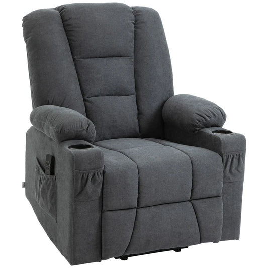 HOMCOM Oversized Riser and Recliner Chair for the Elderly