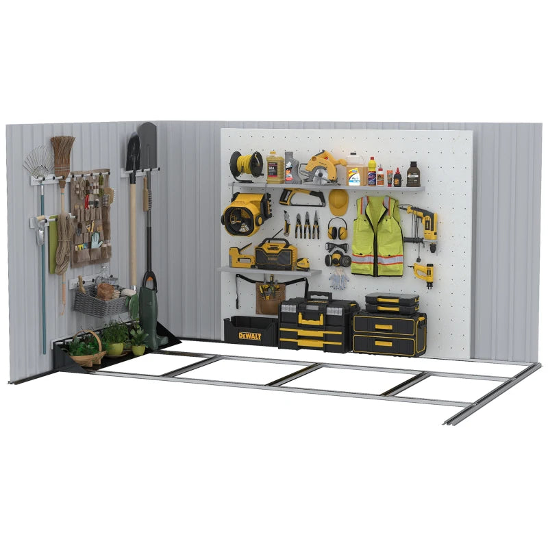 Outsunny 7 x 4ft Metal Garden Shed